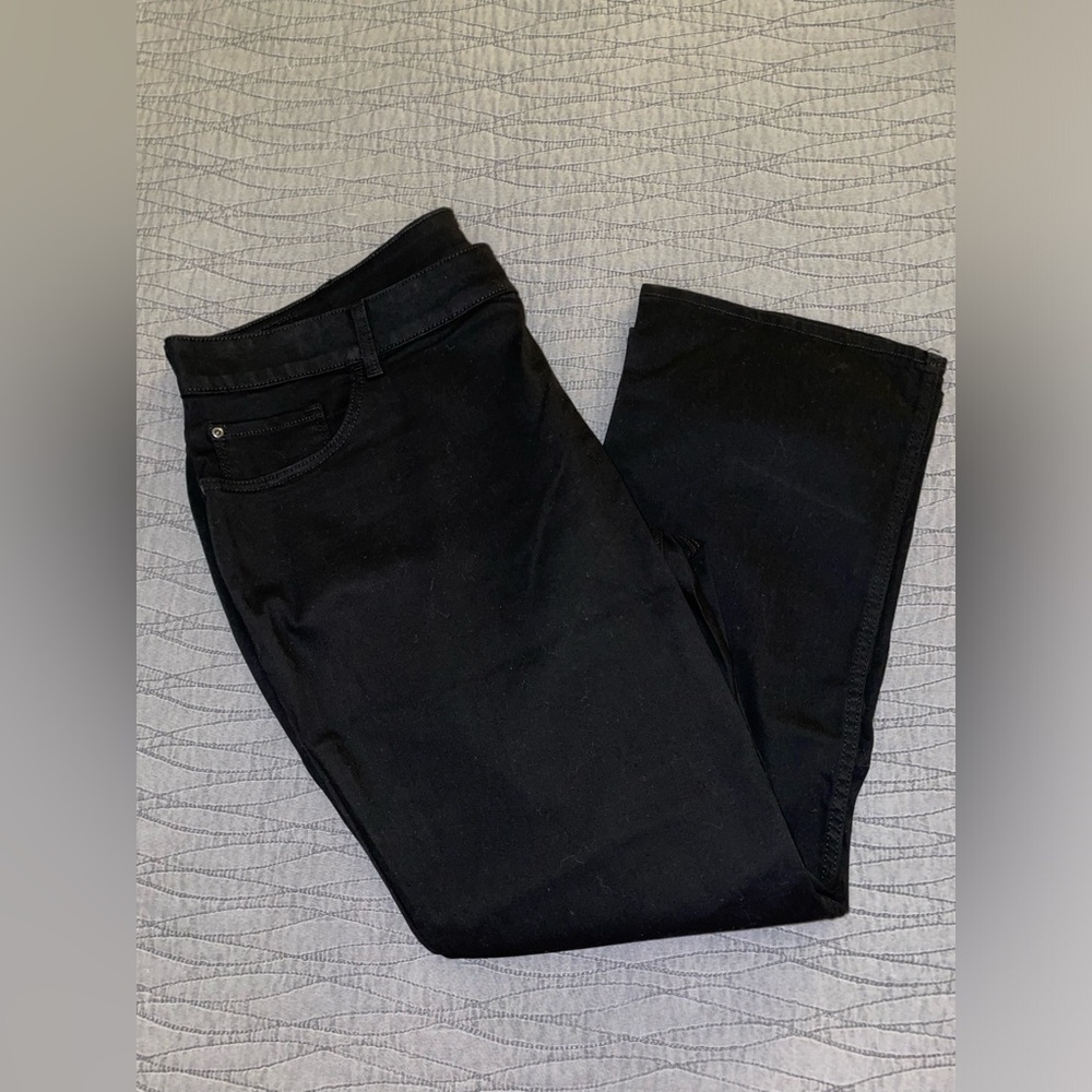 NWT Lee Black Bootcut High Rise Jeans Plus Size 24P
